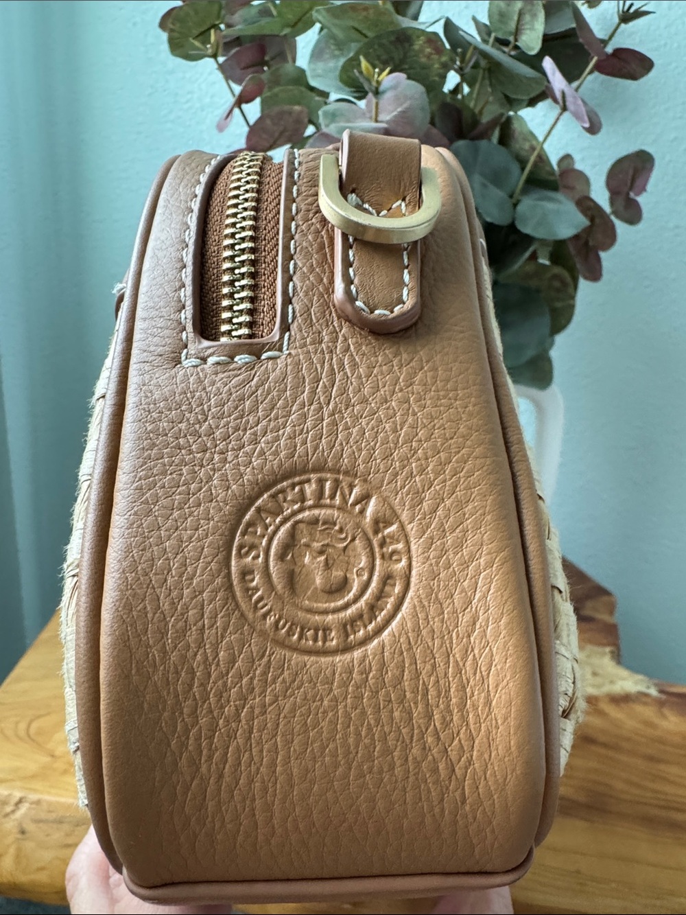 Spartina 449 Straw Crossbody Bag - Picture 7 of 8